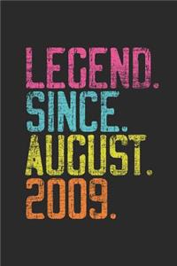 Legend Since August 2009