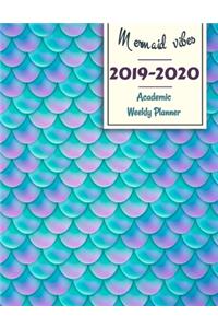 Mermaid Vibes 2019-2020 Academic Weekly Planner