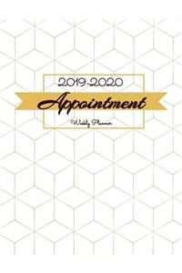 2019-2020 Appointment Weekly Planner