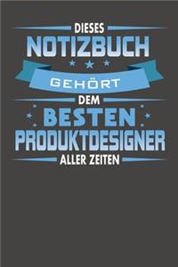 Dieses Notizbuch Gehört Dem Besten Produktdesigner Aller Zeiten