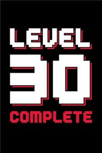 Level 30 Complete