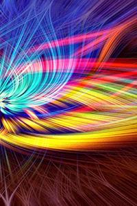 2019-2020 Academic Planner Weekly and Monthly Colorful Chakra Fractal