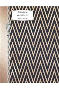 Chevron Wide Ruled Notebook