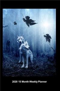 Plan On It 2020 Weekly Calendar Planner - Wolves Of The Night