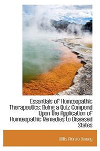 Essentials of Homopathic Therapeutics