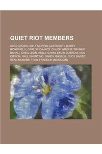 Quiet Riot Members