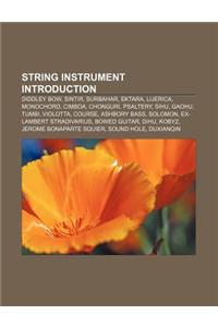 String Instrument Introduction