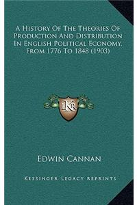 History Of The Theories Of Production And Distribution In English Political Economy, From 1776 To 1848 (1903)