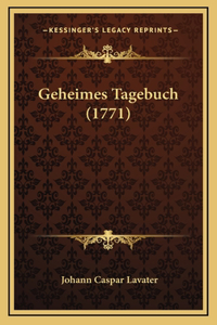 Geheimes Tagebuch (1771)