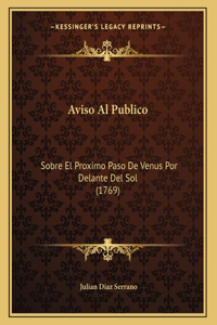 Aviso Al Publico