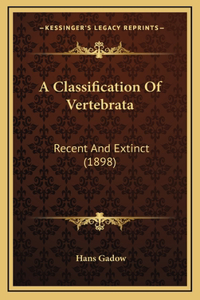 A Classification Of Vertebrata