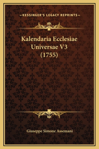 Kalendaria Ecclesiae Universae V3 (1755)