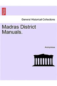 Madras District Manuals.