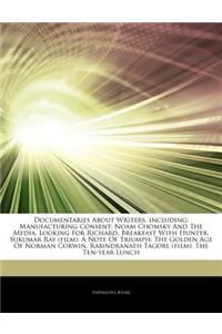 Articles on Documentaries about Writers, Including