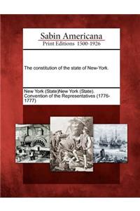 The Constitution of the State of New-York.