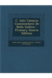 C. Iulii Caesaris Commentarii de Bello Gallico