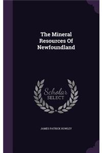 The Mineral Resources Of Newfoundland