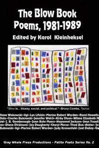 Blow Book - Poems, 1981-1989