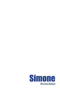 Simone Affirmations Notebook & Diary Positive Affirmations Workbook Includes