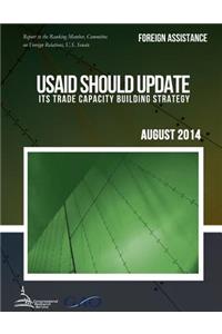 FOREIGN ASSISTANCE USAID Should Update Its Trade Capacity Building Strategy