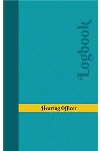 Hearing Officer Log