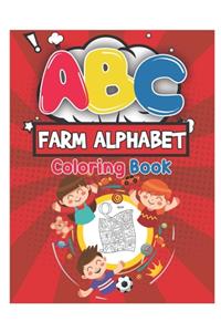 ABC Farm Alphabet Coloring Book
