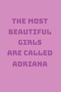 Adriana Girl Woman Notebook