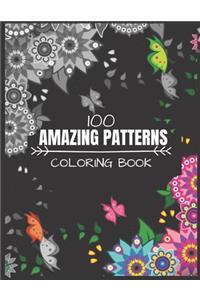 100 Amazing Patterns Coloring Book