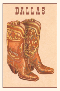 Vintage Journal Cowboy Boots, Dallas