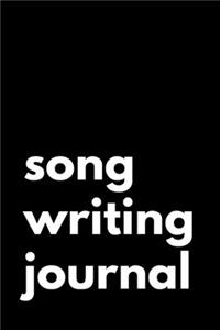 Song Writing Journal
