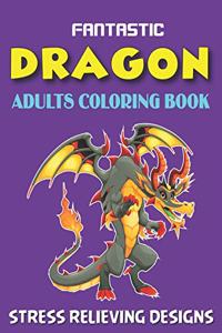 Fantastic Dragon Adults Coloring Book Stress Relieving Designs