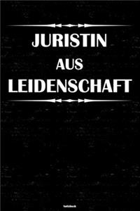 Juristin aus Leidenschaft Notizbuch