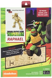 Incredibuilds: Teenage Mutant Ninja Turtles: Raphael 3D Wood Model