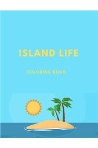 Island Life Coloring Book