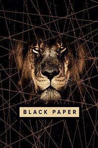 Black Paper Notebook - College Ruled - 8.5x11