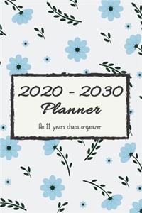 2020 - 2030 Planner
