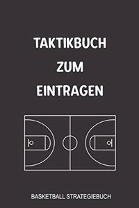 Taktikbuch zum Eintragen Basketball Strategiebuch