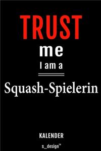 Kalender für Squash Spieler / Squash-Spielerin