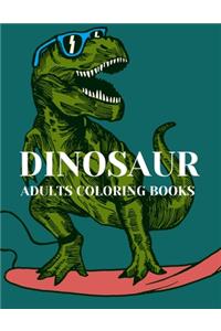 Dinosaur adults coloring books