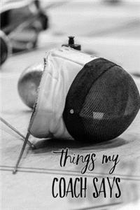 Things My Coach Says