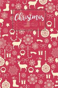Christmas Address List and Card Planner