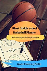 Blank Middle School Basketball Planner