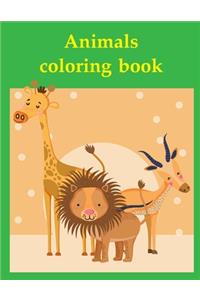 Animals coloring book