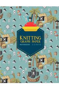 Knitting Graph Paper Notebook - 2
