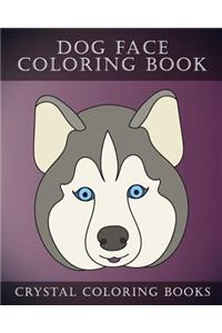 Dog Face Coloring Book