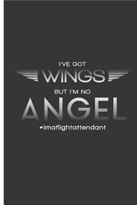 I've Got Wings But I'm No Angel #imaflightattendant: 2019 Weekly Planner, To-Do List, Journal Diary