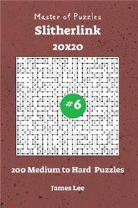 Master of Puzzles Slitherlink - 200 Medium to Hard 20x20 vol. 6