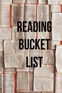 Reading Bucket List
