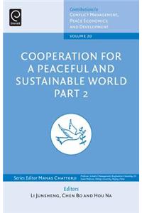 Cooperation for a Peaceful and Sustainable World