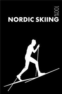 Nordic Skiing Notebook